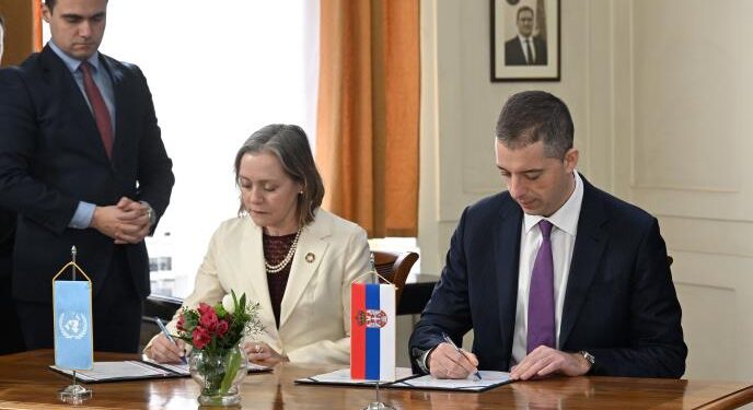 ПОТПИСАН ОКВИР САРАДЊЕ СРБИЈЕ И УН: ФОКУС НА ОДРЖИВИ РАЗВОЈ