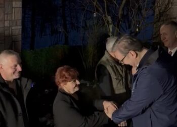 Грађани из села Горање код Бора поручили председнику: „Да будете председник још 100 година!“