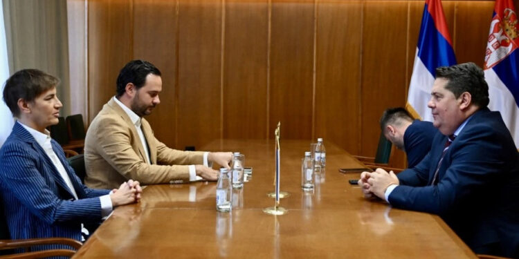 Брнабић са Стевандићем о припремама за 4. Парламентарни форум Србија – Српска