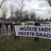 Новосадски блокадери одржали протест против изградње цркве на Лиману!