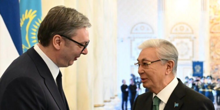 Токајев одликовао Вучића Орденом „Златног орла“: Највише признање Казахстана председнику Србије