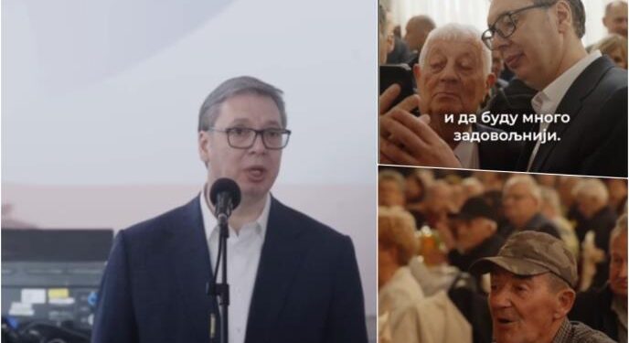 „ПЕНЗИЈЕ ЋЕ И ОВЕ ГОДИНЕ ЗНАЧАЈНО ДА РАСТУ“ Вучић: Бескрајно вам хвала што сте увек били најодговорнији део нашег друштва