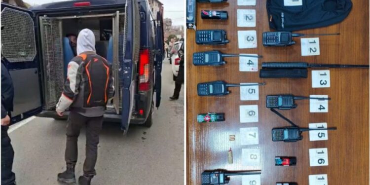 ПОГЛЕДАЈТЕ СНИМАК ХАПШЕЊА БЛОКАДЕРА-ХУЛИГАНА: Напали Вукашина Ђоковића, имали хладно оружје и возили дрогирани!