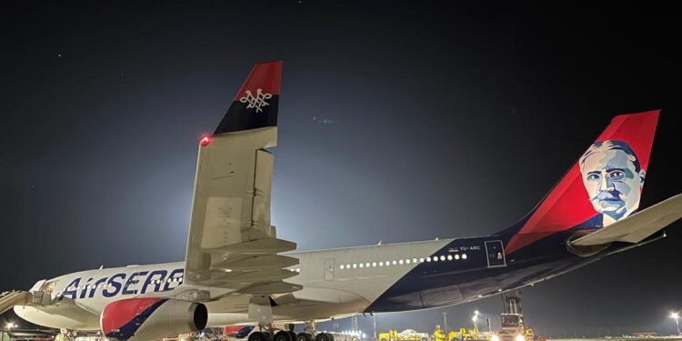 Авион Ер Србије полетео у Ријад, планиран повратак 170 путника