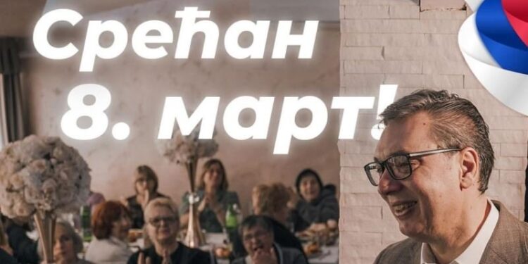 Вучић са дамама за 8. март – Оне су издржале најтежи терор