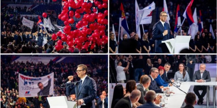 ВУЧИЋ ПОРУЧИО ГРАЂАНИМА: „Хвала што сте сачували Србију“