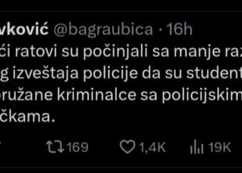 УЖАСНО! ВЛАДАН СЛАВКОВИЋ – БЛОКАДЕР ИЗ КРАЉЕВА, ПОЗИВА НА ГРАЂАНСКИ РАТ У КУЛИ!