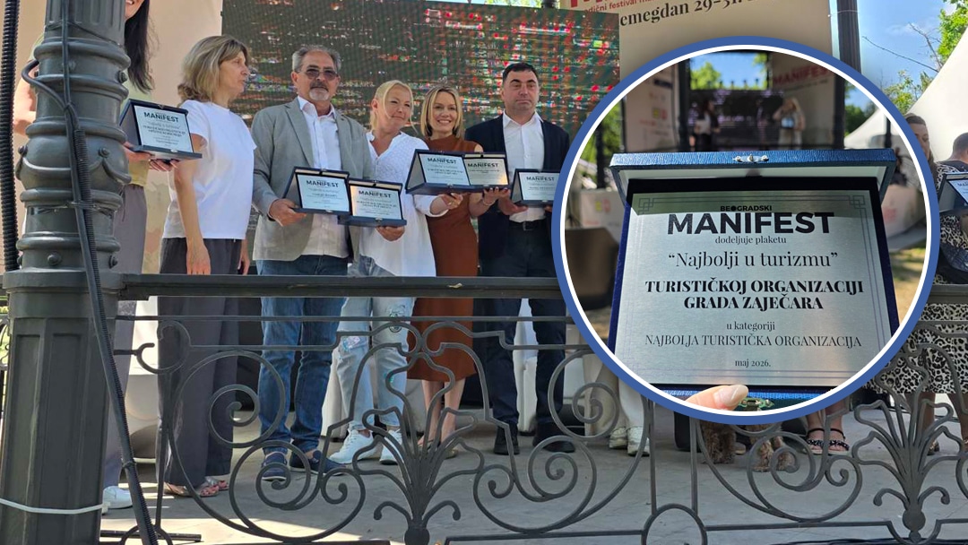 Туристичка организација града Зајечара добитник престижне плакете „Најбољи у туризму”