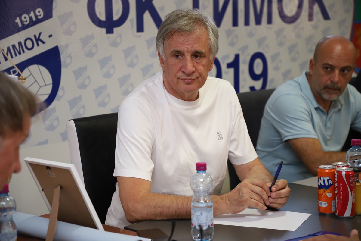 СТОЈИЋ ПОСЕТИО „ТИМОК 1919”: Клуб је на брзом и узлазном путу ка Првој лиги Србије